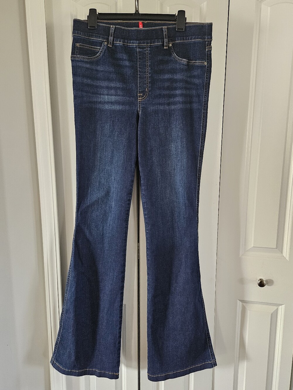 SPANX Dark Blue Flare Jeans XL Tall